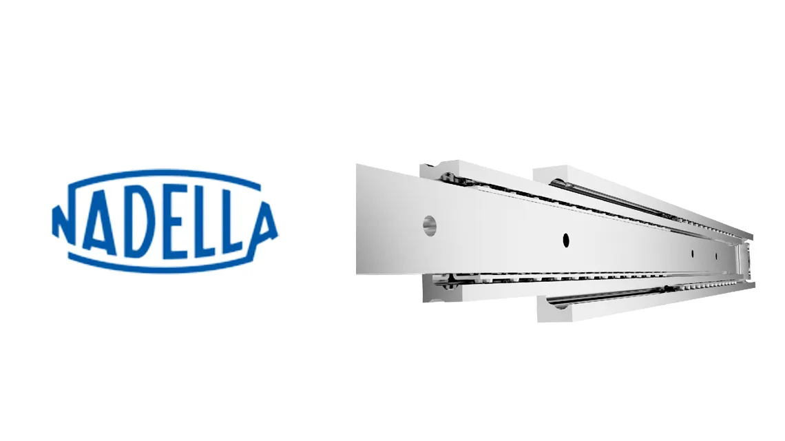Linear guide systems, Linear modules, Bearings and Telescopic rails from our supplier Nadella