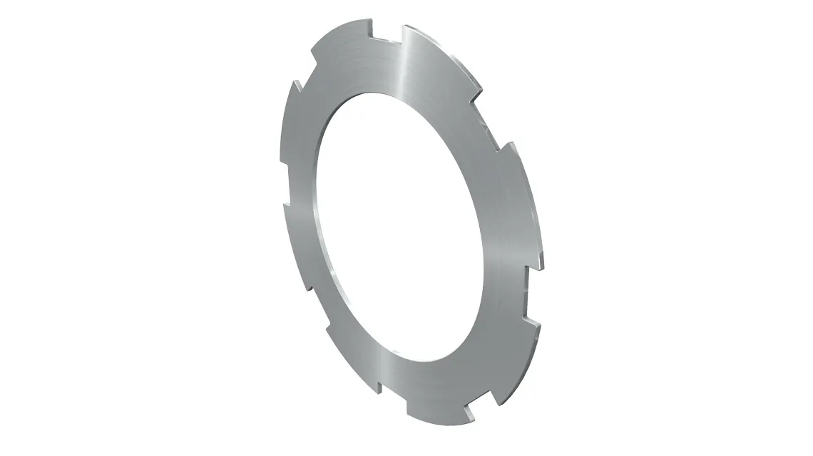 Plates with radial slots